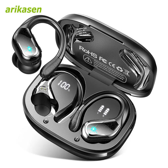 arikasen 75Hrs Bluetooth 5.3 Earphones - ElectronAge
