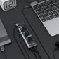 RSHTECH USB3.0 Hub Aluminum 10/13/16 Port Expander USB Powered Data Hub Splitter Individual On/Off Switches for Laptop Macbook
