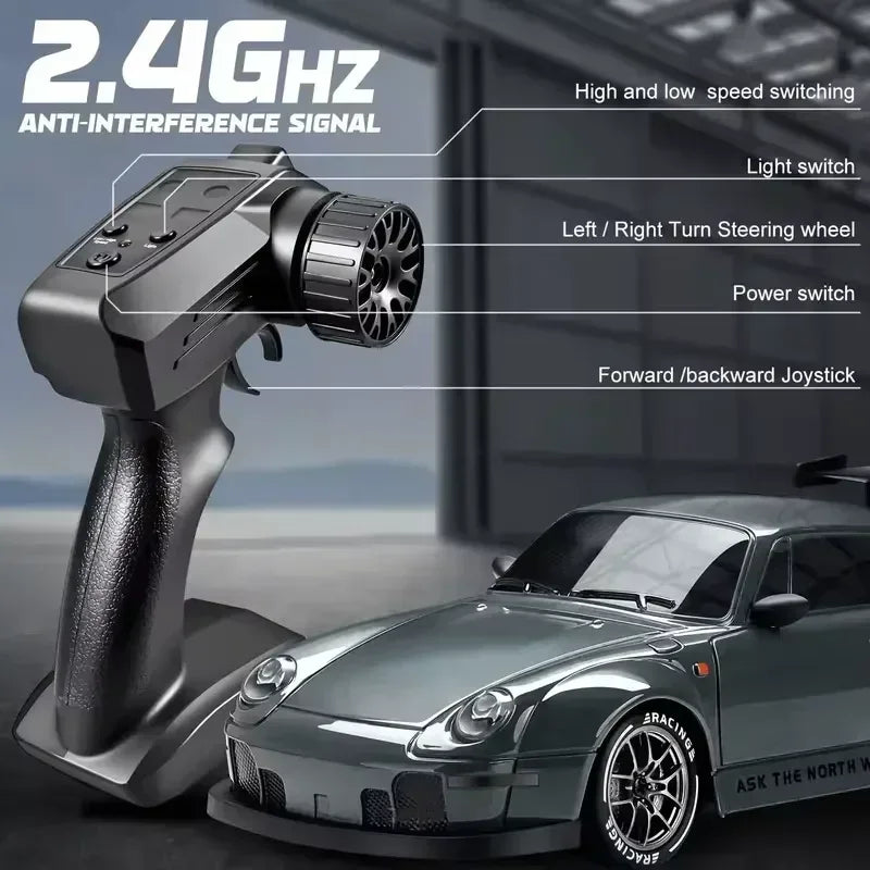 4WD 1:24 Semi-Proportional RC Drift Car - ElectronAge