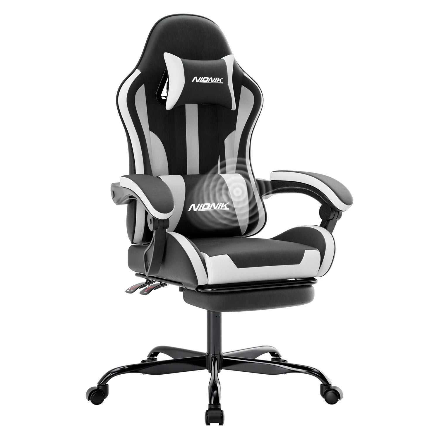 Gaming chair with Massage Ergonomic - ElectronAge