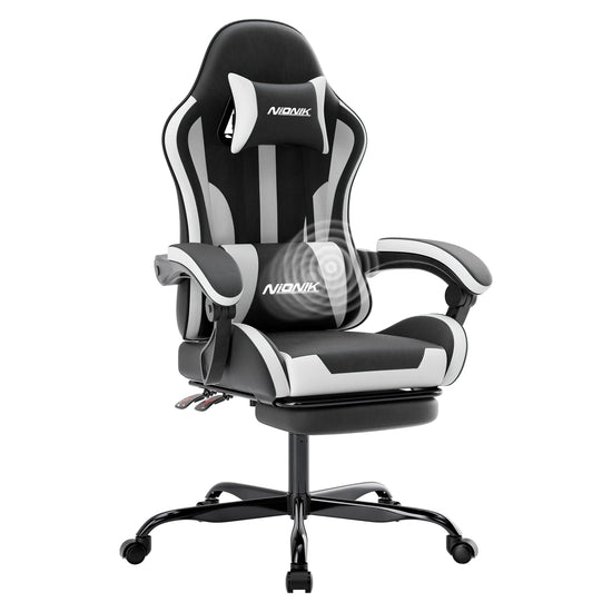 Gaming chair with Massage Ergonomic - ElectronAge