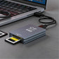 10Gbps CFexpress XQD SD Cards Reader with USB C To USB A/C CF Express Card Adapter for Professional Filmmakers Content Creators