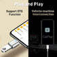 1pc LED USB 3.0 To Type C Adapter OTG To USB C Female Connector for Phone
