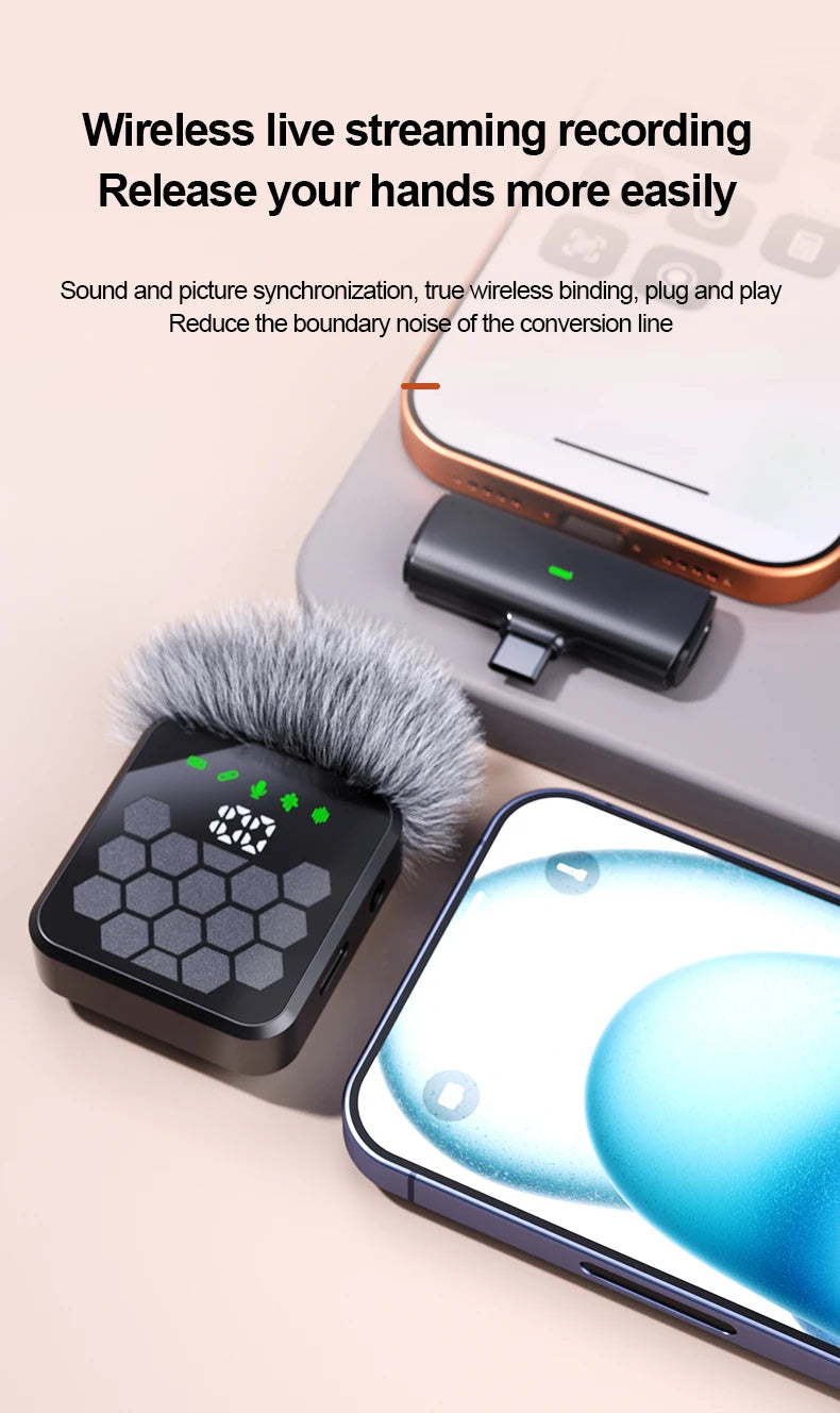 basix Wireless Lavalier Microphone 4Drag1 Mini Mic Noise-Canceling - ElectronAge