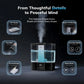Quiet Ultrasonic Humidifier for Baby, 4L Top-Fill Cool Mist with Ambient Light & Timer