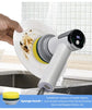 4-in-1 Electric Cleaning Brush IPX7 Waterproof Multi-Functional Wireless Handle Rechargeable Portable Brush For Bathroom Kitchen