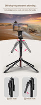 Roreta Selfie Stick Tripod for Cell Phone - ElectronAge