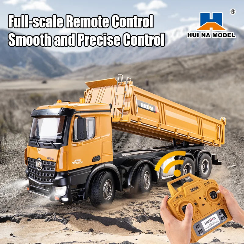 JIKEFUN HUINA 1536 1:14 Large Dump Truck - ElectronAge