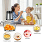 2L Electric Meat Grinder Food Chopper stainless-steel blades  Small Food Processor Removable Dicer 2 Speeds Meat Mincer