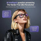 AI Smart Video Glasses with Camera and Photo Capabilities, featuring an 8MP camera, 1080P HD video recording, 4K resolution,