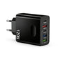 Xiaomi 120w Fast Charging Head USB 5 Interfaces Fully Compatible With Typec Charger European American Standard For Xiaomi Huawei