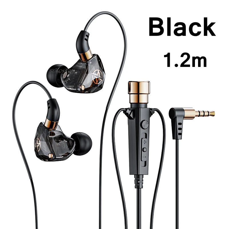 SZKOSTON Wired HiFi Headphones with Mini Condenser Microphone - ElectronAge