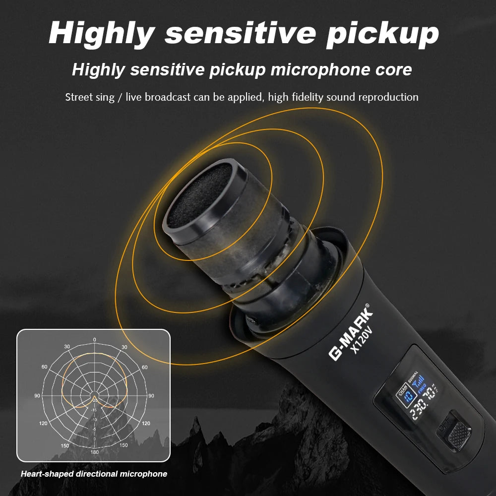 Wireless Microphone G-MARK X120V 2 - ElectronAge