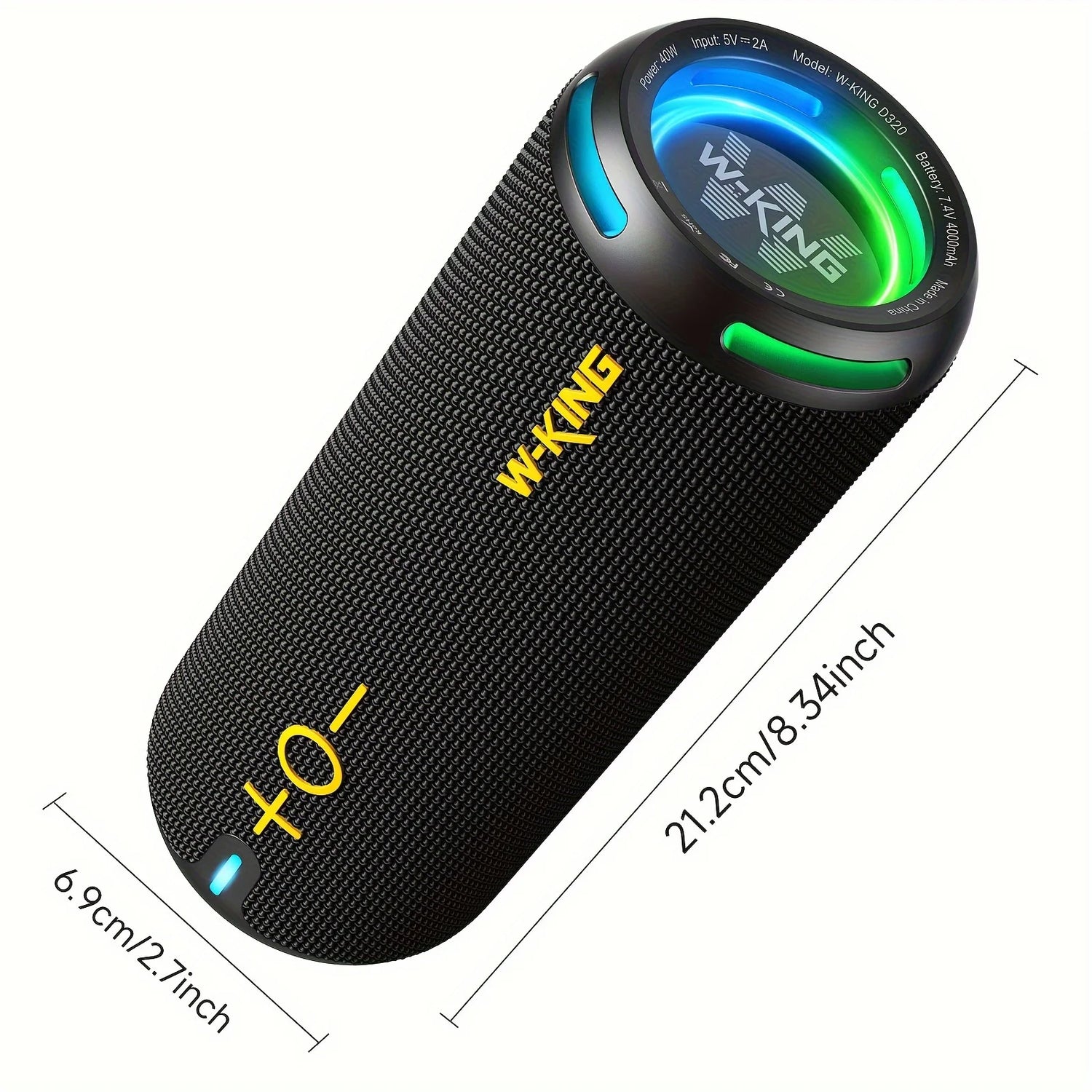 W-KING 40W Portable Speaker - ElectronAge