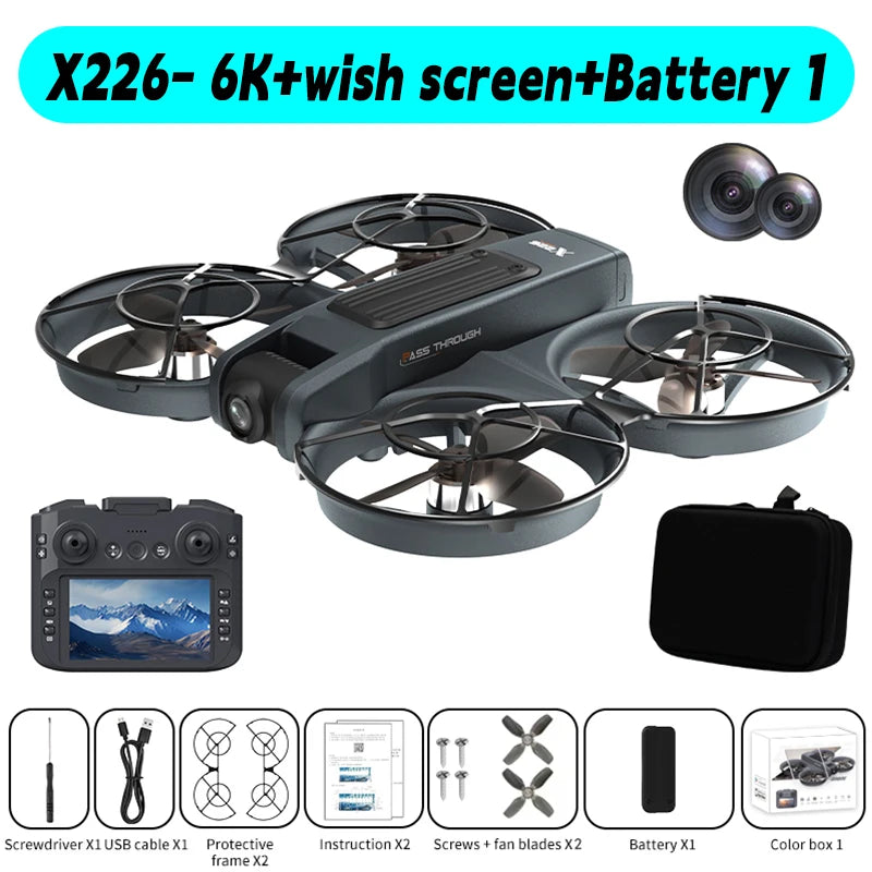 Lenovo X226 VR FPV 8K GPS Drone 4K HD Camera - ElectronAge