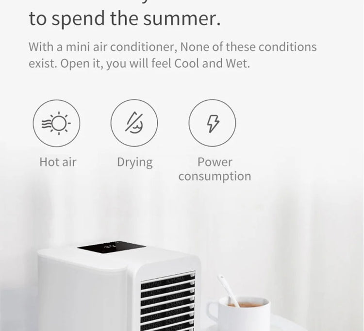 Zoeydam Portable Microhoo Mini Air Conditioner - ElectronAge