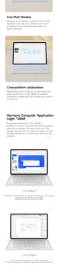 2025 HUAWEI MatePad Air 12-Iinch WiFi Tablet 2.8K 144Hz 8GB/12GB 256GB/512GB HarmonyOS 5.0 2800*1840 10100mAh