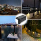 Warm White LED Solar Step Lamp Path Stair Outdoor Garden Lights