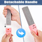 8 Pack Multi-Purpose Pumice Stone Sticks - Grey Cleaner with 8 Universal Handles for Toilets Bathrooms Kitchens Spas Pools