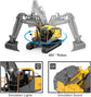 Double E E568 RC Excavator 17 Channel 1:16 3 IN 1 RC Engineering Car - ElectronAge