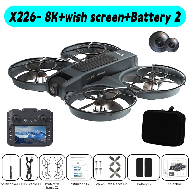 Lenovo X226 VR FPV 8K GPS Drone 4K HD Camera - ElectronAge