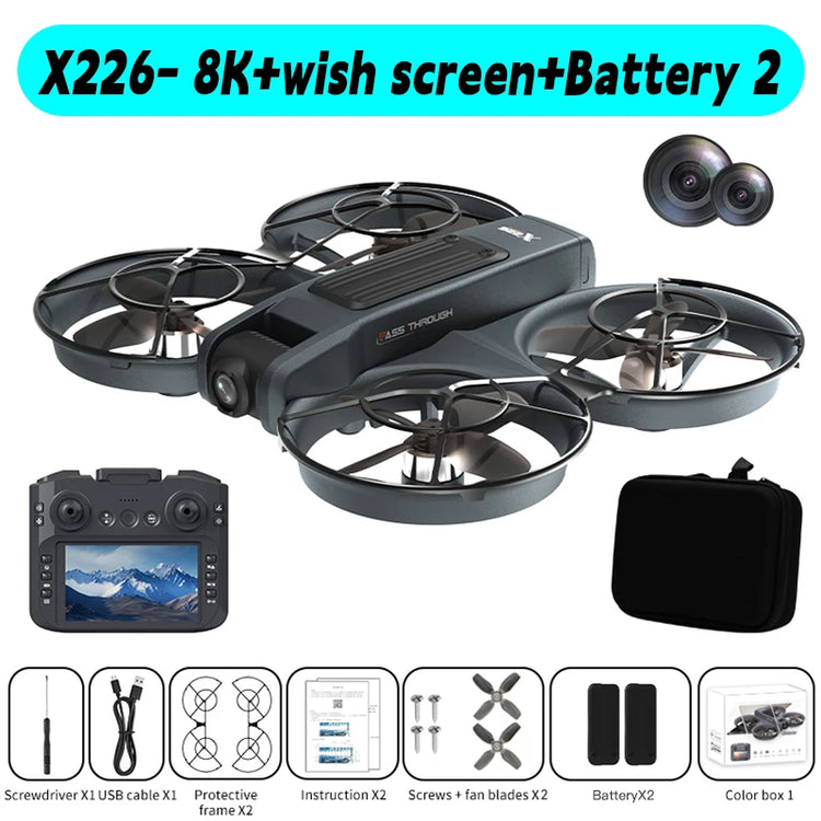 Lenovo X226 VR FPV 8K GPS Drone 4K HD Camera - ElectronAge