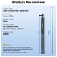 TELESIN 1.2M 3M Carbon Fiber Selfie Stick Monopod Extendable With 1/4 Screw For GoPro Insta360 Osmo Action DJI Action Camera