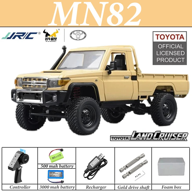 MENGXI MN82 Pro RC Car 1/12 4WD Simulation Off-road Climbing Car - ElectronAge