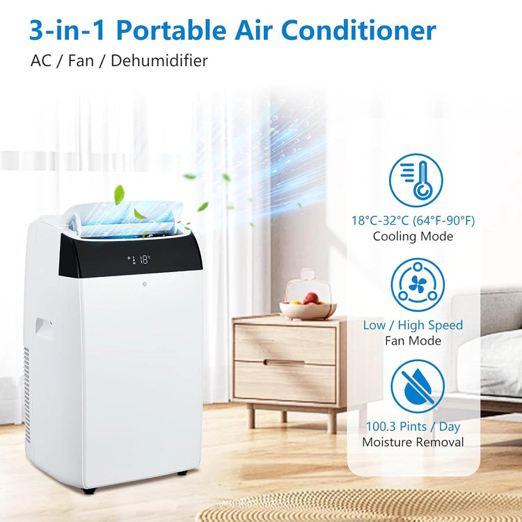Adoolla 14000 BTU Portable Air Conditioners - ElectronAge