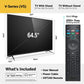 65 Inch 4K Smart TV with AirPlay & Chromecast - ElectronAge