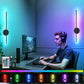 2P Rechargeable LED Wall Lamp 4400mah RGB 50CM Removable Wall Sconce Bedroom Bedside Living Room Décor Fixture Magnetism Chassis