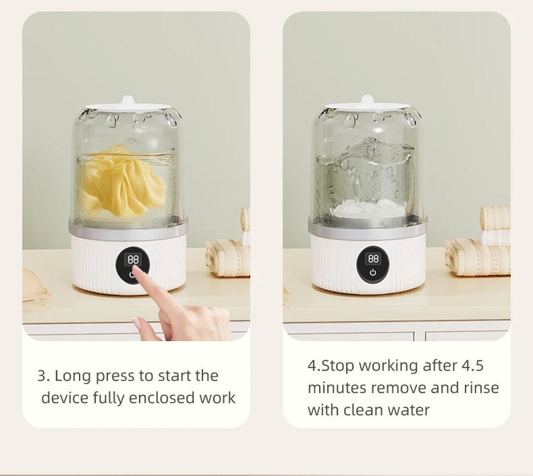 Mini Household Electric Washing Cup - ElectronAge