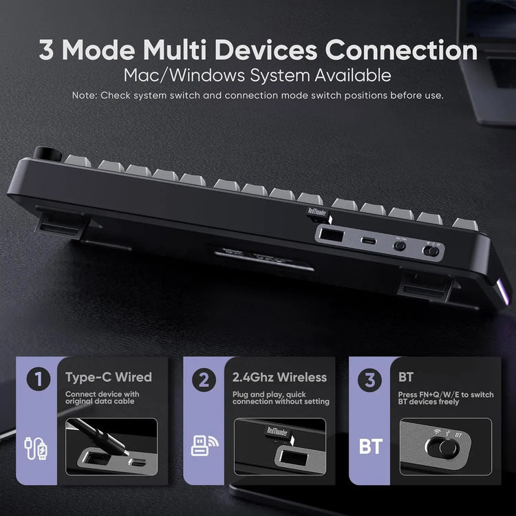 K75 Wireless Mechanical Gaming Keyboard - ElectronAge