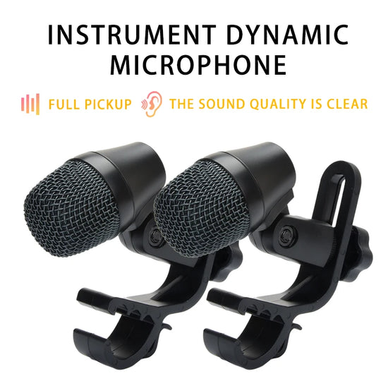 NILUNWEI E904 Military Drum Heart-Shaped Dynamic Microphone - ElectronAge