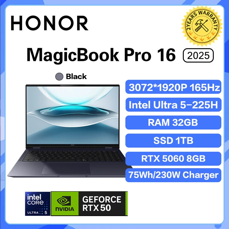 2025 Honor MagicBook Pro 16 Laptop - ElectronAge