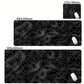 Admisitr XXL Desk Mat Black And White Strata Liquid Mousepad - ElectronAge