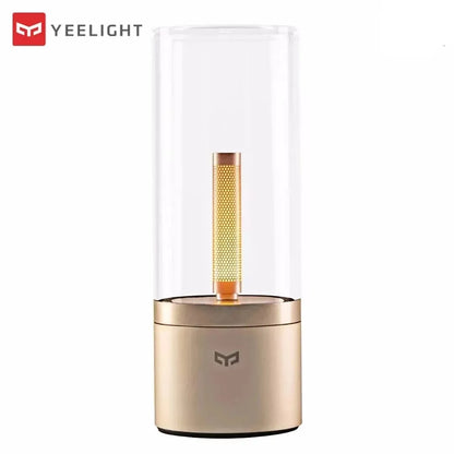 Yeelight Rechargeable Candle Light Candle Ambient Light LED Night Light Warm Light 1800K Stepless Rotary Dimming Type C Charging