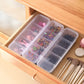 1pc Plastic Hair Accessories Jewelry Sorting Box Five Compartment Storage Box Desktop Miscellaneous Items Data Cable Storage