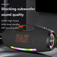 ZEALOT-S89 250W Portable Bluetooth Speaker High Volume Waterproof 48000mAh Wireless TWS Subwoofer Suporrt USB/TF/AUX RGB light.