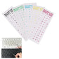 1PC Multicolour Russian Transparent Keyboard Stickers Language Alphabet Black White Label For Computer PC Dust Protection Laptop