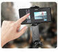 Q09 Selfie Stick Mini Tripod Handheld Stabilizer With Three-Color Fill Light 360°Rotating Aluminium Alloy Rod for Smartphones