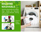 360° Spin Mop Bucket Sets with Wring System in 3 Microfiber Heads, 47" Extended Handle Floor Cleaning