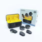basix Wireless Lavalier Microphone with Charging Case for Live Interview - ElectronAge