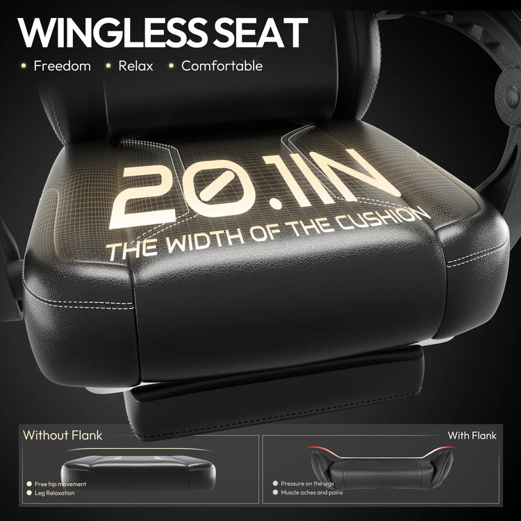 Dowinx Gaming Chair with Pocket Spring Cushion - ElectronAge