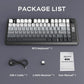 ATTACK SHARK M75 Wireless Membrane Gaming Keyboard - ElectronAge