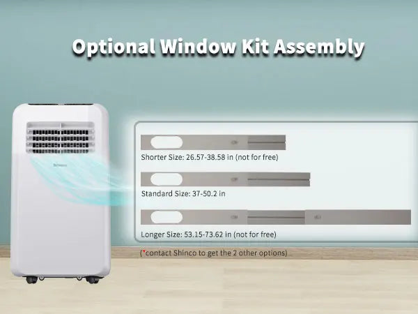 Shinco 8,000 BTU Portable Air Conditioner - ElectronAge
