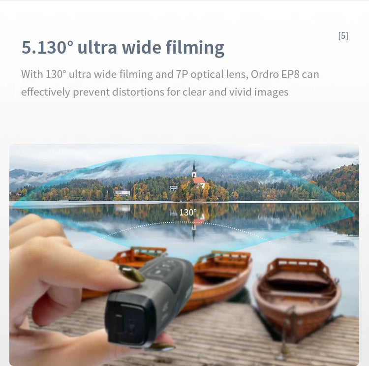 ORDRO EP8 4K 60FPS Head-Wearable Video Camera - ElectronAge