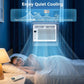 6,000 BTU Window Air Conditioner Cools 250sq.ft, Quiet AC Unit with Remote - ElectronAge