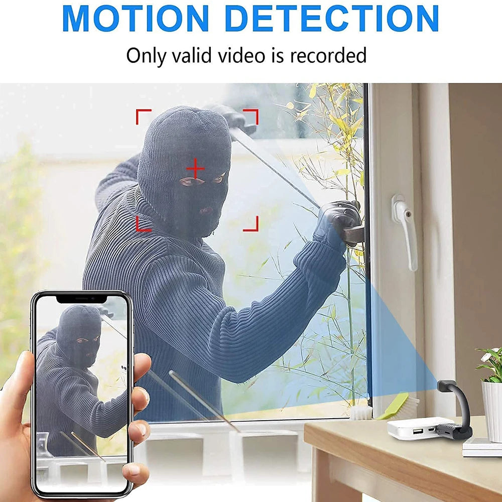 Virwir Mini Camera 4MP Wifi Night Vision - ElectronAge