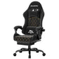 Massage Gaming Chair with 360°-Swivel and Headrest - ElectronAge